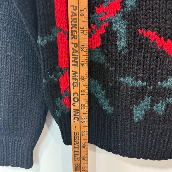 Woolrich Vintage Women's Wool Sweater Koala Bear Knit Intarsia Medium - Picture 3 of 6